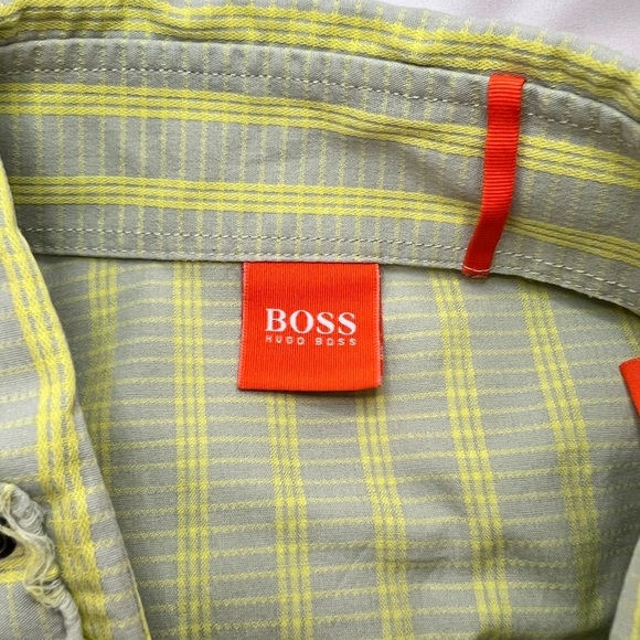 Men’s BOSS (Orange) long sleeve snap button up shirt. - Picture 7 of 10